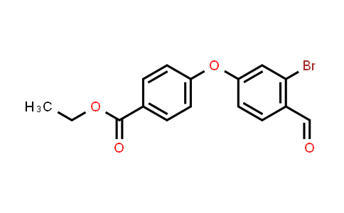CAS No. 1196474-68-6, Ethyl 4-(3-bromo-4-formylphenoxy)benzoate