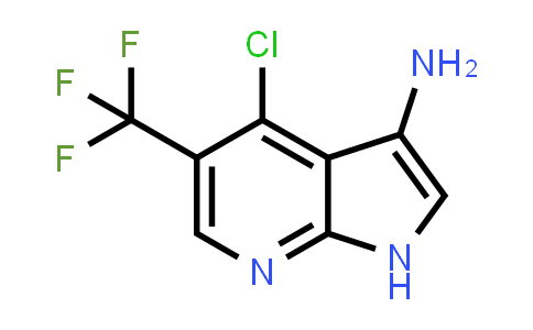 CAS No. 1196507-63-7, 1H-Pyrrolo[2,3-b]pyridin-3-amine, 4-chloro-5-(trifluoromethyl)-