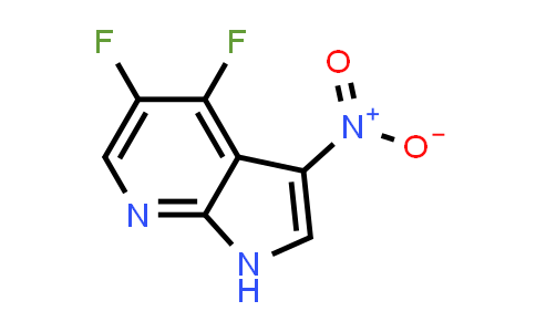 CAS No. 1196507-67-1, 1H-Pyrrolo[2,3-b]pyridine, 4,5-difluoro-3-nitro-