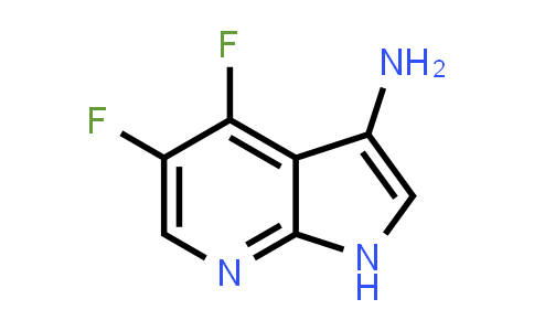 CAS No. 1196507-69-3, 1H-Pyrrolo[2,3-b]pyridin-3-amine, 4,5-difluoro-