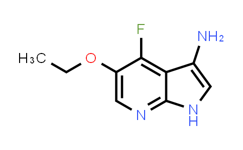 CAS No. 1196510-45-8, 1H-Pyrrolo[2,3-b]pyridin-3-amine, 5-ethoxy-4-fluoro-