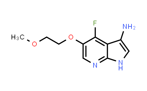 CAS No. 1196511-28-0, 1H-Pyrrolo[2,3-b]pyridin-3-amine, 4-fluoro-5-(2-methoxyethoxy)-