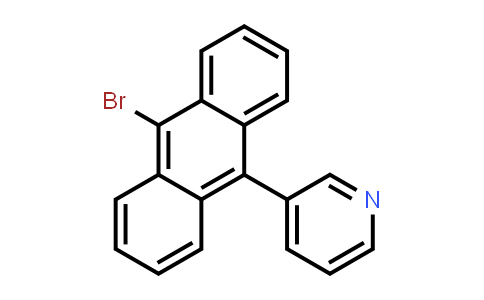 CAS No. 1196690-43-3, 3-(10-Bromoanthracen-9-yl)pyridine
