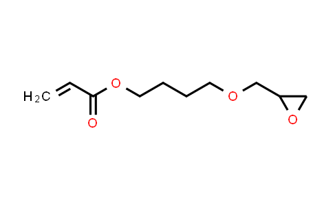 CAS No. 119692-59-0, 4-(Oxiran-2-ylmethoxy)butyl acrylate