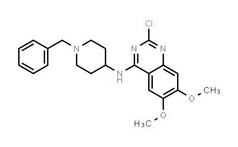 CAS No. 1197196-67-0, 4-Quinazolinamine, 2-chloro-6,7-dimethoxy-N-[1-(phenylmethyl)-4-piperidinyl]-