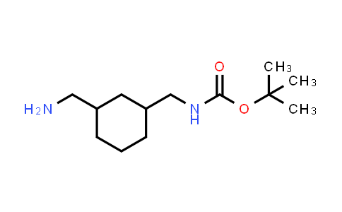 CAS No. 1197232-06-6, tert-Butyl ((3-(aminomethyl)cyclohexyl)methyl)carbamate