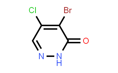 CAS No. 119729-96-3, 4-Bromo-5-chloro-2,3-dihydropyridazin-3-one