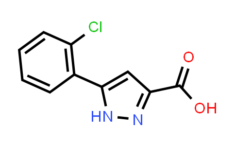 CAS No. 1197631-00-7, 5-(2-Chlorophenyl)-1H-pyrazole-3-carboxylic acid