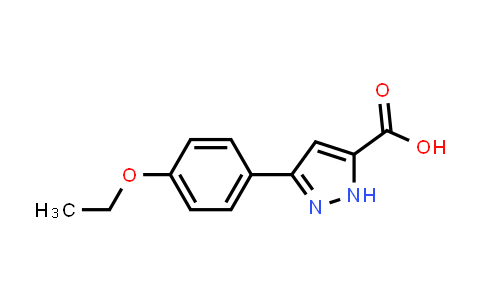 CAS No. 1197631-30-3, 3-(4-Ethoxyphenyl)-1H-pyrazole-5-carboxylic acid