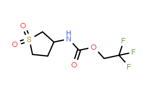 CAS No. 1197746-50-1, 2,2,2-Trifluoroethyl (1,1-dioxidotetrahydrothiophen-3-yl)carbamate