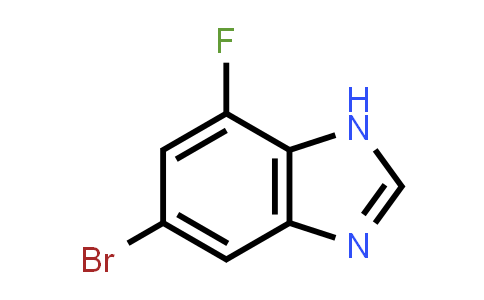 CAS No. 1197944-23-2, 5-Bromo-7-fluoro-1H-benzo[d]imidazole