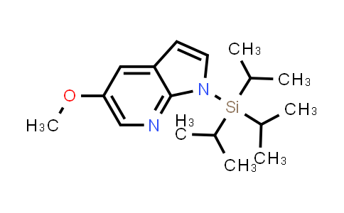 CAS No. 1198097-37-8, 5-methoxy-1-(triisopropylsilyl)-1H-pyrrolo[2,3-b]pyridine