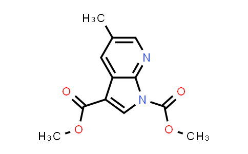 CAS No. 1198106-53-4, Dimethyl 5-methyl-1H-pyrrolo[2,3-b]pyridine-1,3-dicarboxylate