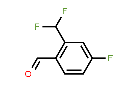 CAS No. 1198171-20-8, 2-(Difluoromethyl)-4-fluorobenzaldehyde