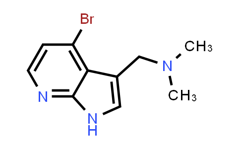 CAS No. 1198277-82-5, 1H-Pyrrolo[2,3-b]pyridine-3-methanamine, 4-bromo-N,N-dimethyl-