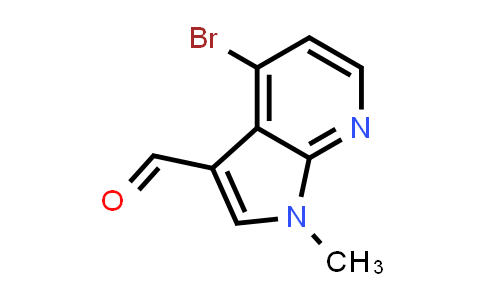 CAS No. 1198277-84-7, 1H-Pyrrolo[2,3-b]pyridine-3-carboxaldehyde, 4-bromo-1-methyl-
