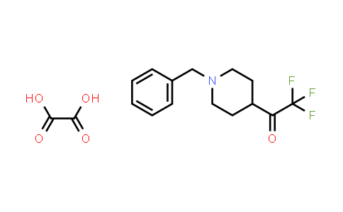 CAS No. 1198286-70-2, 1-(1-Benzylpiperidin-4-yl)-2,2,2-trifluoroethanone oxalate