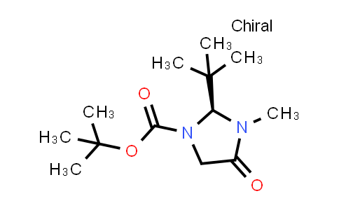CAS No. 119838-38-9, (S)-1-tert-Butoxycarbonyl-2-tert-butyl-3-methyl-1,3-imidazolidin-4-one