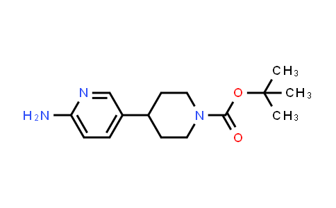 CAS No. 1198408-35-3, tert-Butyl 4-(6-aminopyridin-3-yl)piperidine-1-carboxylate