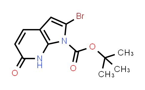 CAS No. 1198416-36-2, 1H-Pyrrolo[2,3-b]pyridine-1-carboxylic acid, 2-bromo-6,7-dihydro-6-oxo-, 1,1-dimethylethyl ester