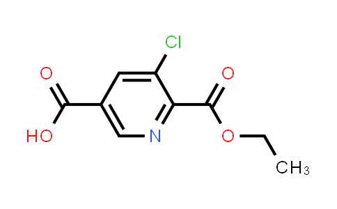 CAS No. 1198475-22-7, 5-Chloro-6-(ethoxycarbonyl)nicotinic acid