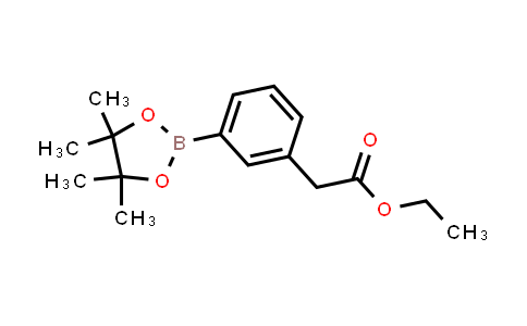 CAS No. 1198615-70-1, Ethyl 2-(3-(4,4,5,5-tetramethyl-1,3,2-dioxaborolan-2-yl)phenyl)acetate