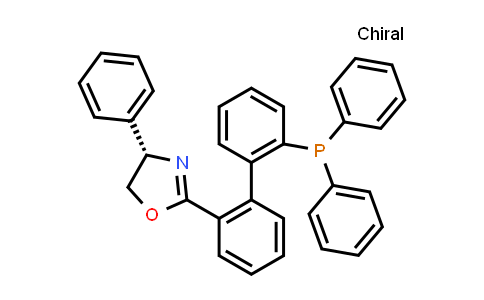 CAS No. 1198791-45-5, (S)-2-(2'-(diphenylphosphanyl)-[1,1'-biphenyl]-2-yl)-4-phenyl-4,5-dihydrooxazole