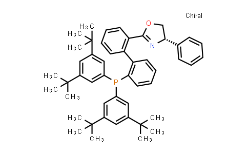 CAS No. 1198791-47-7, (S)-2-(2'-(bis(3,5-di-tert-Butylphenyl)phosphanyl)-[1,1'-biphenyl]-2-yl)-4-phenyl-4,5-dihydrooxazole