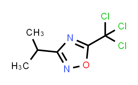 CAS No. 1199-49-1, 3-Isopropyl-5-(trichloromethyl)-1,2,4-oxadiazole