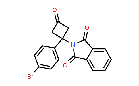 CAS No. 1199556-87-0, 2-(1-(4-Bromophenyl)-3-oxocyclobutyl)isoindoline-1,3-dione