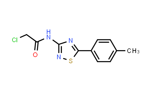 CAS No. 1199589-54-2, 2-Chloro-N-(5-(p-tolyl)-1,2,4-thiadiazol-3-yl)acetamide