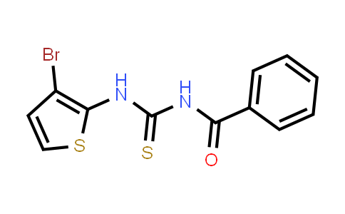 CAS No. 1199589-64-4, N-((3-Bromothiophen-2-yl)carbamothioyl)benzamide