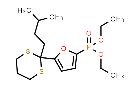 CAS No. 1199589-68-8, Diethyl (5-(2-isopentyl-1,3-dithian-2-yl)furan-2-yl)phosphonate