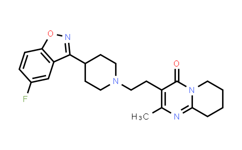 CAS No. 1199589-74-6, 3-(2-(4-(5-Fluorobenzo[d]isoxazol-3-yl)piperidin-1-yl)ethyl)-2-methyl-6,7,8,9-tetrahydro-4H-pyrido[1,2-a]pyrimidin-4-one
