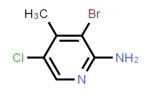 CAS No. 1199773-28-8, 3-Bromo-5-chloro-4-methylpyridin-2-amine