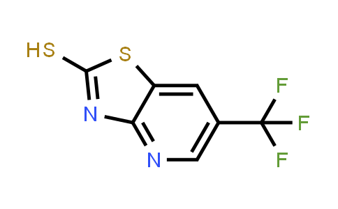 CAS No. 1199773-39-1, 6-(Trifluoromethyl)thiazolo[4,5-b]pyridine-2-thiol