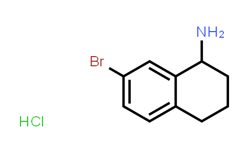 CAS No. 1199782-93-8, 7-Bromo-1,2,3,4-tetrahydronaphthalen-1-amine hydrochloride