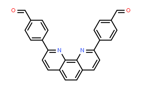 CAS No. 120085-99-6, 4,4'-(1,10-Phenanthroline-2,9-diyl)dibenzaldehyde