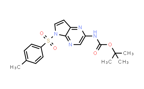 CAS No. 1201187-44-1, tert-Butyl N-[5-(4-methylbenzenesulfonyl)-5H-pyrrolo[2,3-b]pyrazin-2-yl]carbamate