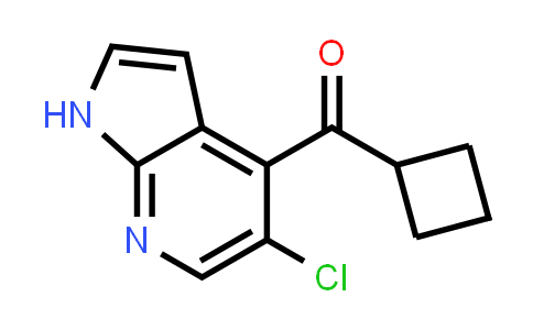 CAS No. 1201189-71-0, Methanone, (5-chloro-1H-pyrrolo[2,3-b]pyridin-4-yl)cyclobutyl-