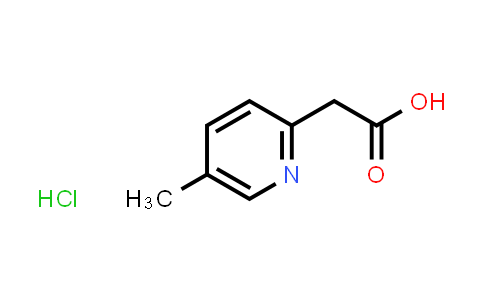 CAS No. 1201194-56-0, 2-(5-Methylpyridin-2-yl)acetic acid hydrochloride