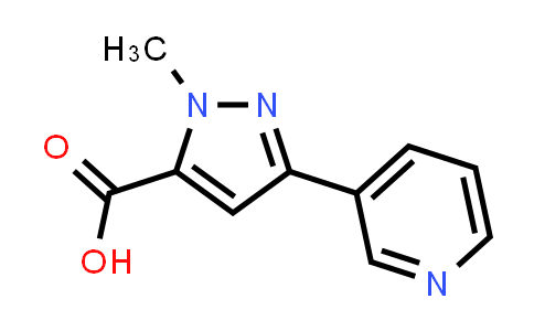 CAS No. 1201199-02-1, 1-Methyl-3-(pyridin-3-yl)-1H-pyrazole-5-carboxylic acid