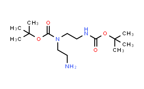 CAS No. 120131-72-8, tert-Butyl (2-aminoethyl)(2-((tert-butoxycarbonyl)amino)ethyl)carbamate