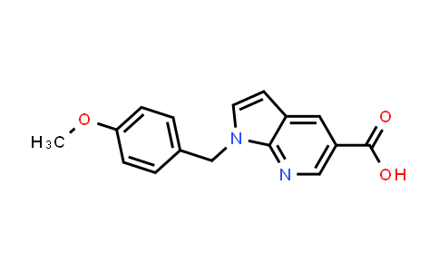 CAS No. 1201324-15-3, 1H-Pyrrolo[2,3-b]pyridine-5-carboxylic acid, 1-[(4-methoxyphenyl)methyl]-