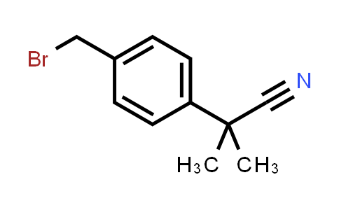 CAS No. 1201643-73-3, 2-(4-(Bromomethyl)phenyl)-2-methylpropanenitrile