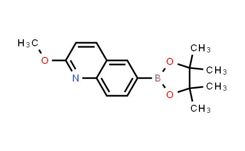 CAS No. 1201644-36-1, 2-Methoxy-6-(4,4,5,5-tetramethyl-1,3,2-dioxaborolan-2-yl)quinoline