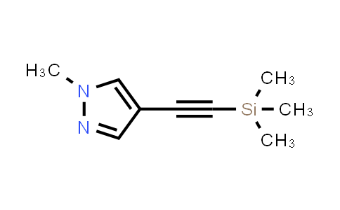CAS No. 1201657-09-1, 1-Methyl-4-((trimethylsilyl)ethynyl)-1H-pyrazole
