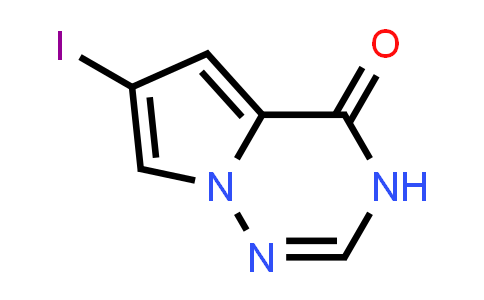 CAS No. 1201784-97-5, 6-Iodo-3H,4H-pyrrolo[2,1-f][1,2,4]triazin-4-one