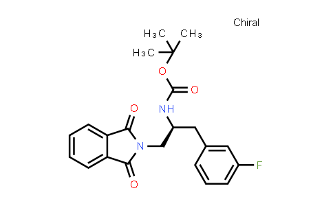 CAS No. 1201923-48-9, 1,1-Dimethylethyl [(1S)-2-(1,3-dioxo-1,3-dihydro-2H-isoindol-2-yl)-1-[(3-fluorophenyl)methyl]ethyl]carbamate