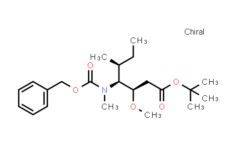 MC510946 | 120205-58-5 | (3R,4S,5S)-Tert-butyl 4-(((benzyloxy)carbonyl)(methyl)amino)-3-methoxy-5-methylheptanoate